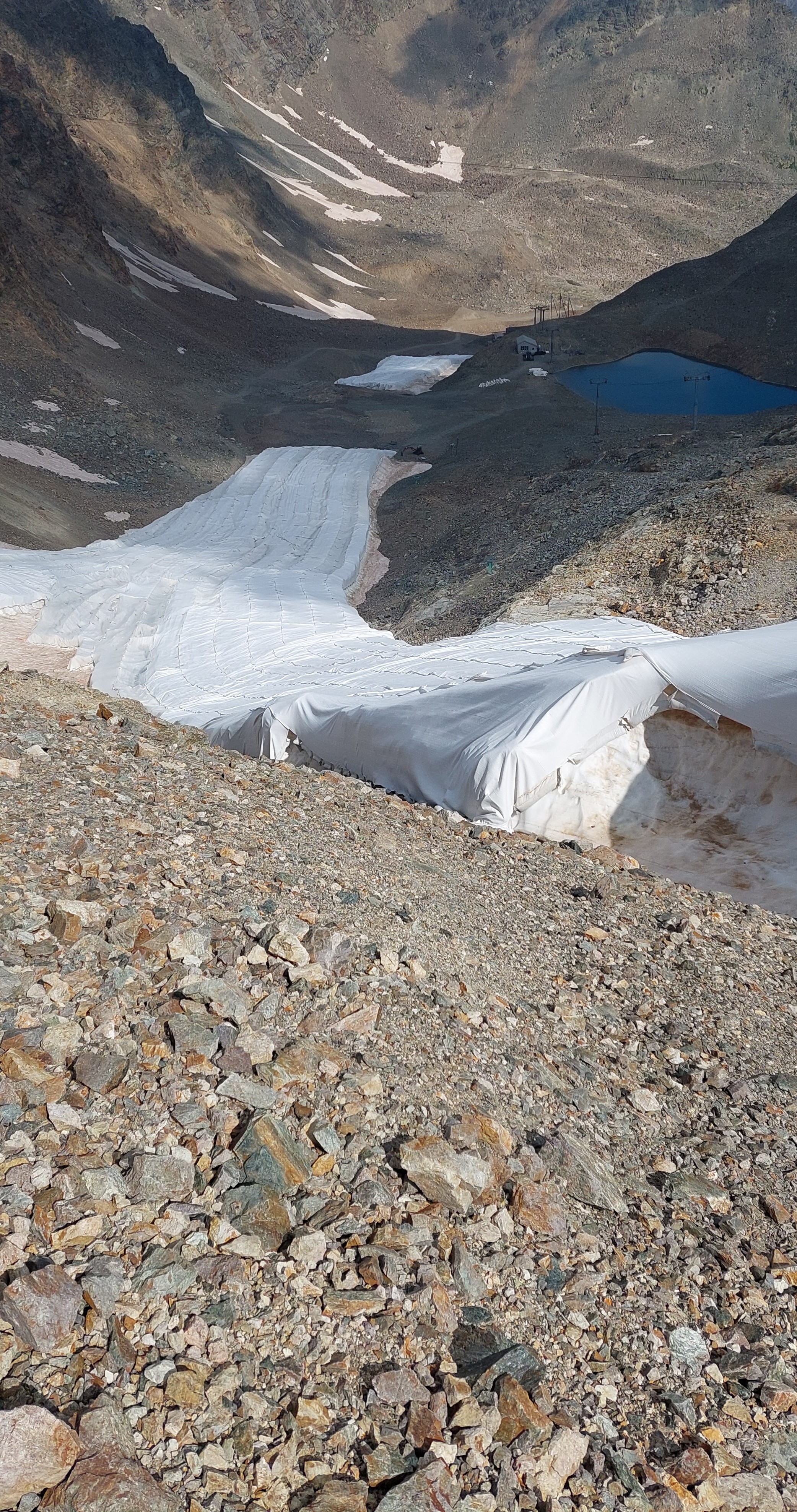 Glacier protection felt