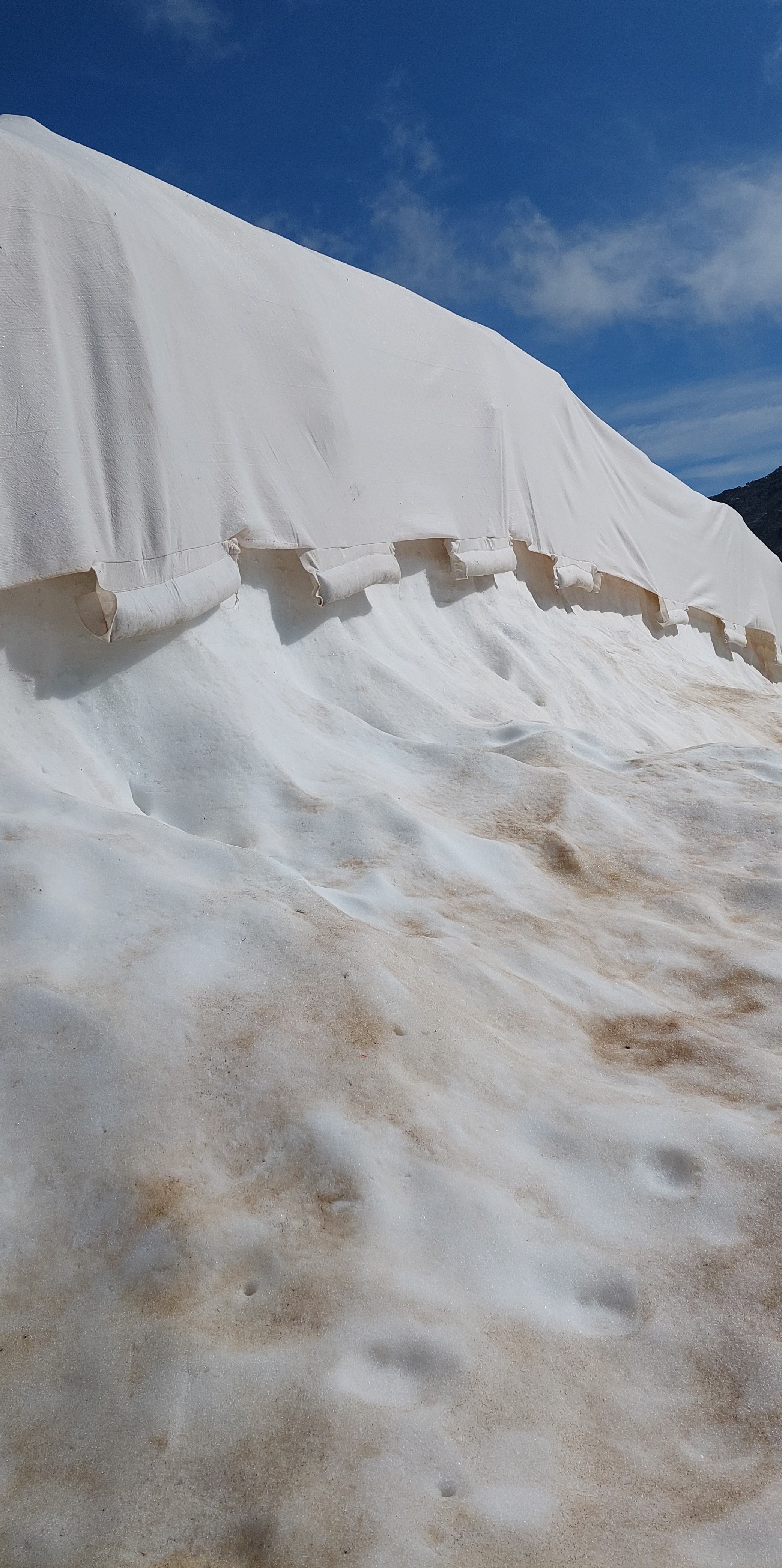 Glacier protection felt