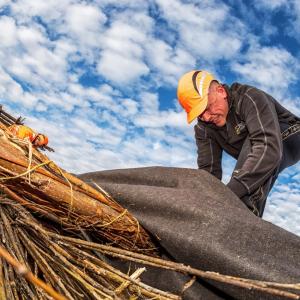 Biomatten für Sinkstücke für den Bodenschutz und Uferschutzmatten für den Bankschutz